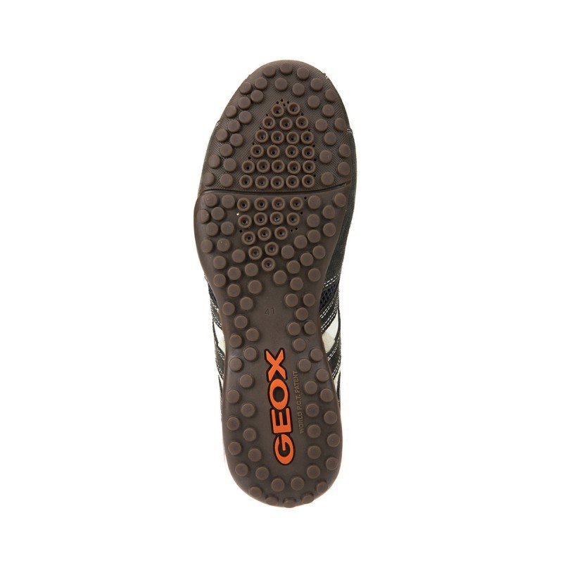 Atrevimiento gris Ciego Deportivas hombre Geox U Snake K con suela transpirable color gris.