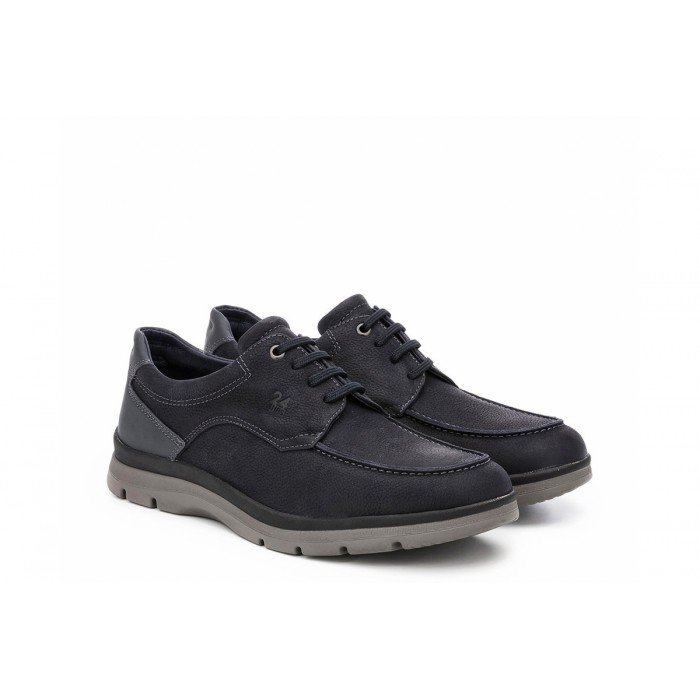 Zapatos 24 Hrs 10489 Azul Cordones
