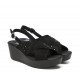 Sandalias Mujer 24 Hrs 24049 Negro