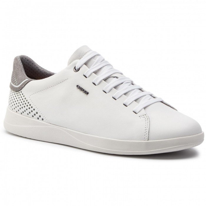 Zapatillas Geox U Kennet B blanco, cómodas y ligeras.