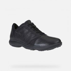 Geox® UOMO SYMBOL D: Zapatos De Piel Negros Hombre