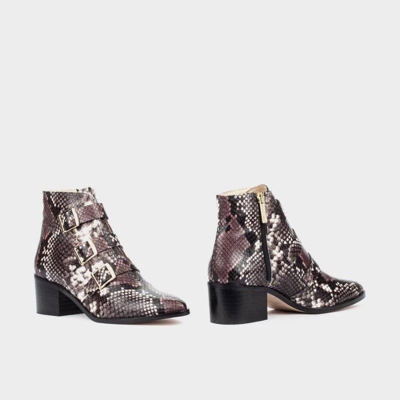 Botines de Mujer Martinelli Zinnia 1386-4506B color Morado Purpura.