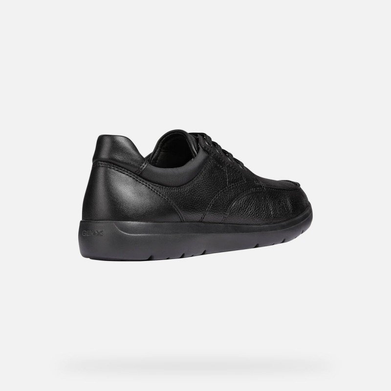 Zapatos de Hombre Geox U Leitan B piel negra Urbanas Skate en oferta.