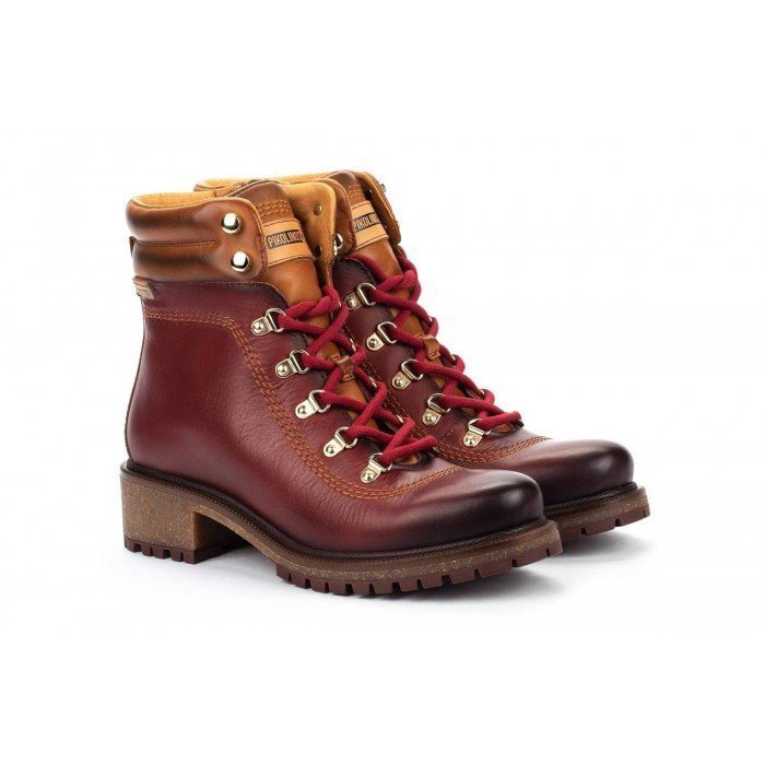 Botines Mujer Pikolinos Aspe W9Z-8634C2 Burdeos