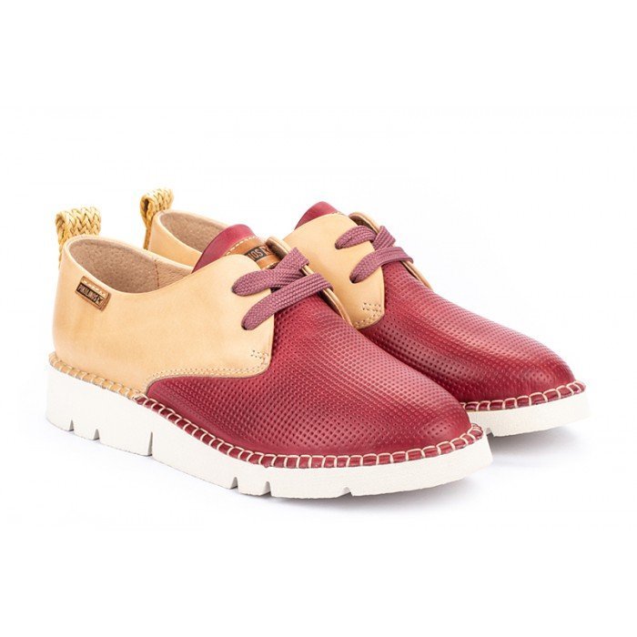 Original calzado sport mujer Pikolinos W4L-6780C1 Vera Burdeos Orchid.