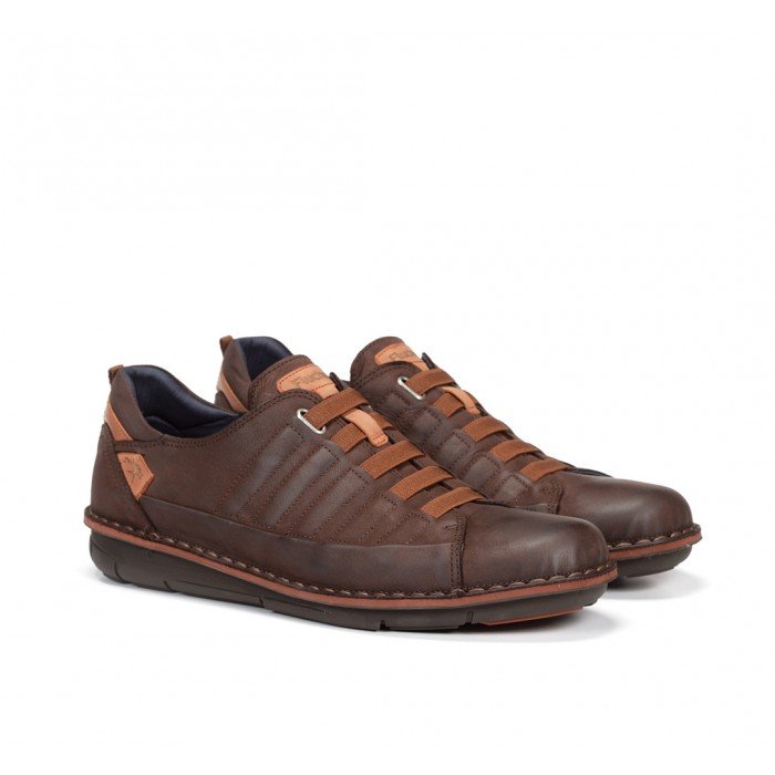 Zapatos Hombre Fluchos Alfa F0703 Marrón Castaño