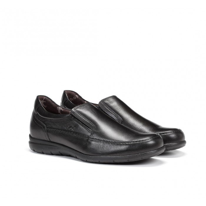 harto Nublado codicioso Zapatos de hombre tipo mocasín Fluchos Luca 8499 de piel Ave negro.