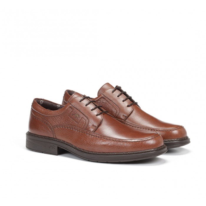 Zapatos Hombre Cordones Fluchos Clipper 9579  Marrón Líbano