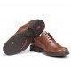 Zapatos Hombre Cordones Fluchos Clipper 9579  Marrón Líbano