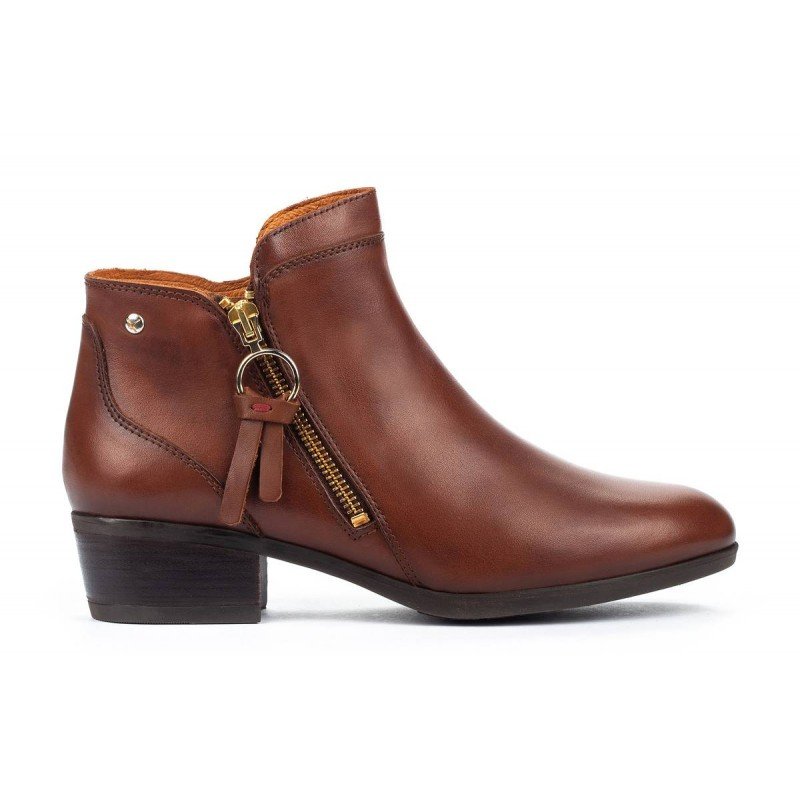 Botines mujer Pikolinos Daroca W1U-N8590 cuero forro interior de pelo.