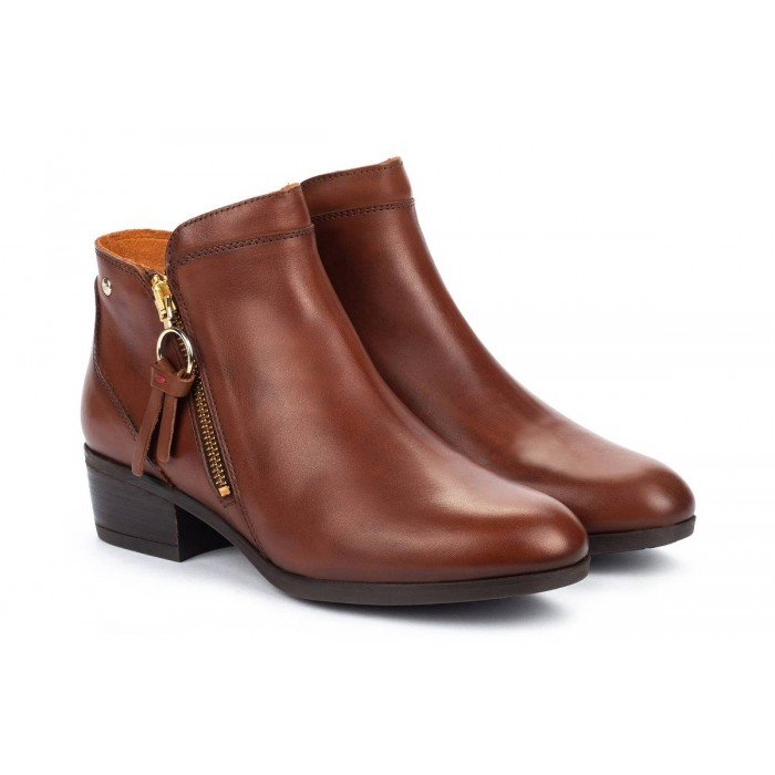 Botines mujer Pikolinos Daroca W1U-N8590 cuero forro interior de pelo.