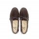 Zapatos Náuticos Hombre Fluchos Tanvi 156 Engrasado Marrón