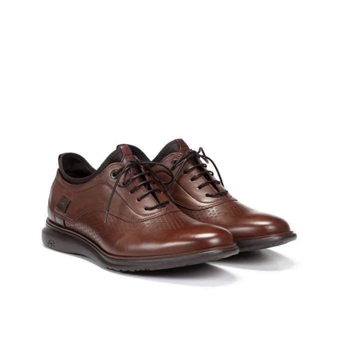 Zapatos Hombre Fluchos Fenix 9844 Camel