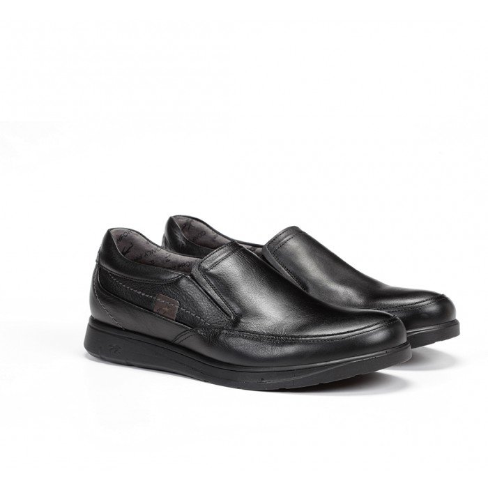 Zapatos Mocasines Hombre Fluchos New Profesional F0051 Mallorca Sanotán Negro 