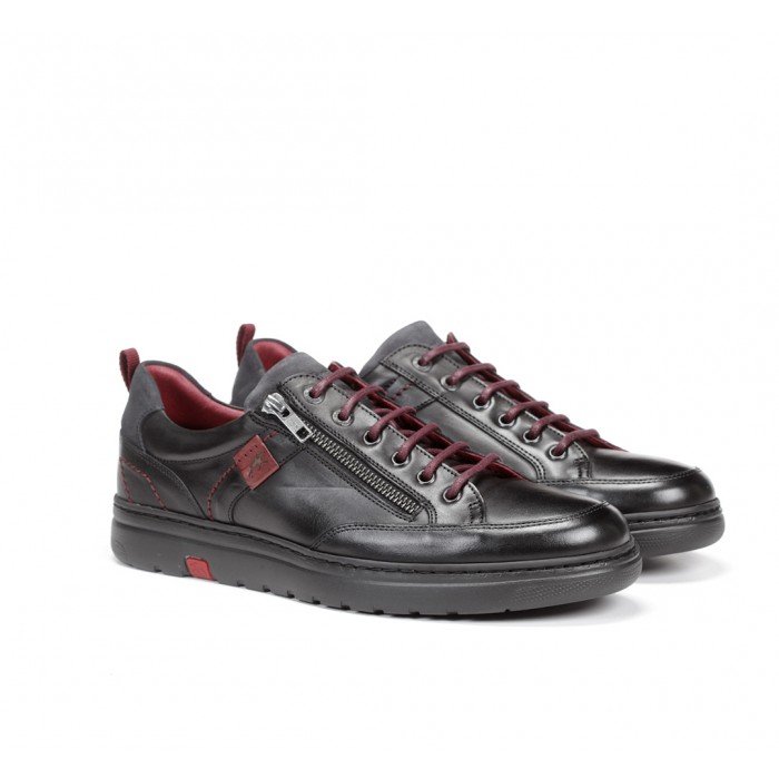 Zapatos Hombre Fluchos Atlas F0298 Negro