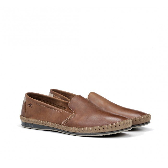 Zapatos Mocasines Hombre Fluchos Bahamas 8264 Cuero