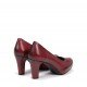 Zapatos Salón Mujer Dorking Blesa D5794 Sugar Burdeos