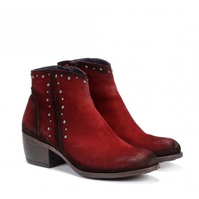Botines Mujer Dorking by Fluchos Jump D8099 Sugar color Burdeos Opera.