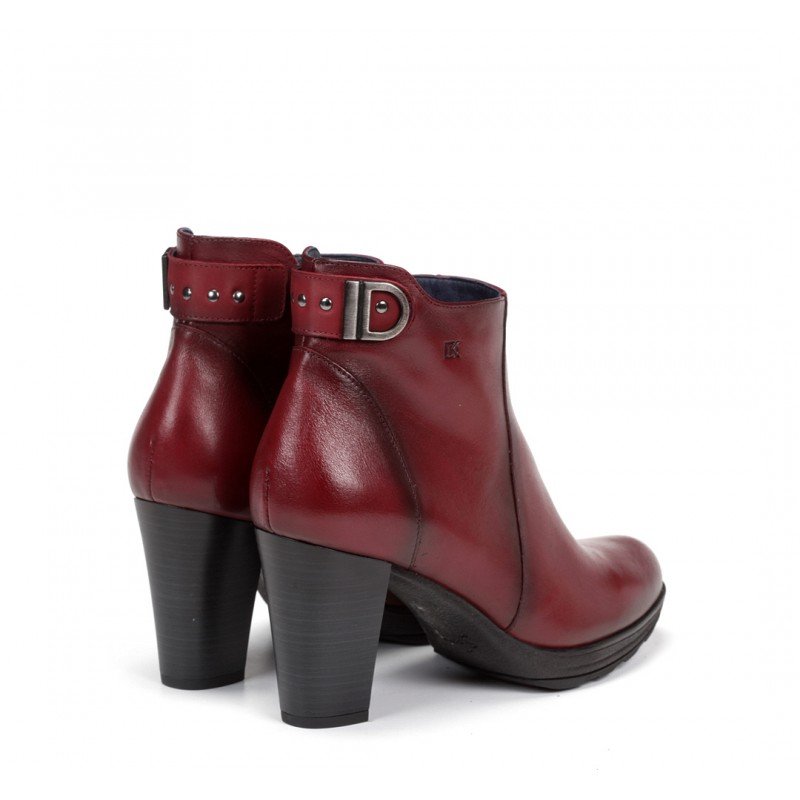 Scarpe Con Tacco Fluchos D8961-SU Sugar - Pelle Marrone, Tacco 8cm - Foto 7