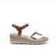 Sandalias Mujer Dorking Yap D8217 Platino 