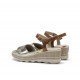 Sandalias Mujer Dorking Yap D8217 Platino 