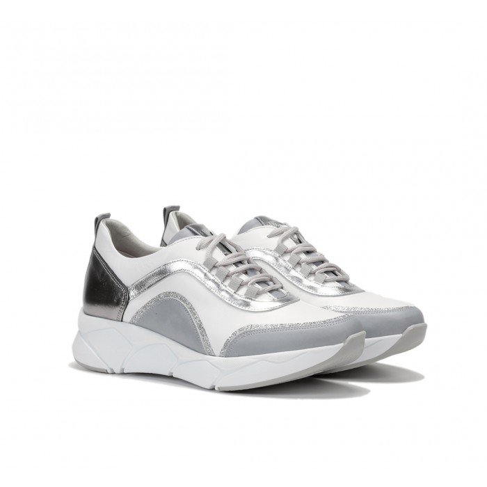 Deportivos Mujer Dorking Cocoa D8209 Gris Perla