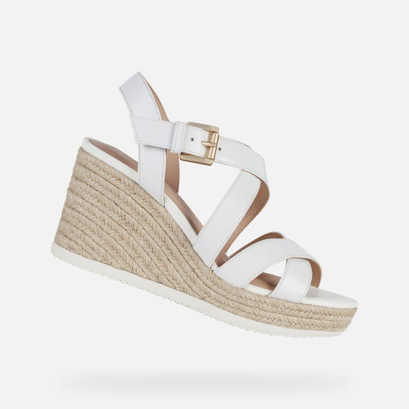 Sandalias Blancas Cuña Clearance Sale, UP TO 57% OFF | www.apmusicales.com