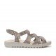 Sandalias Mujer 24 Hrs 24894 Taupe