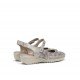 Zapatos Mujer Dorking Yoda F0760 Plata Argento