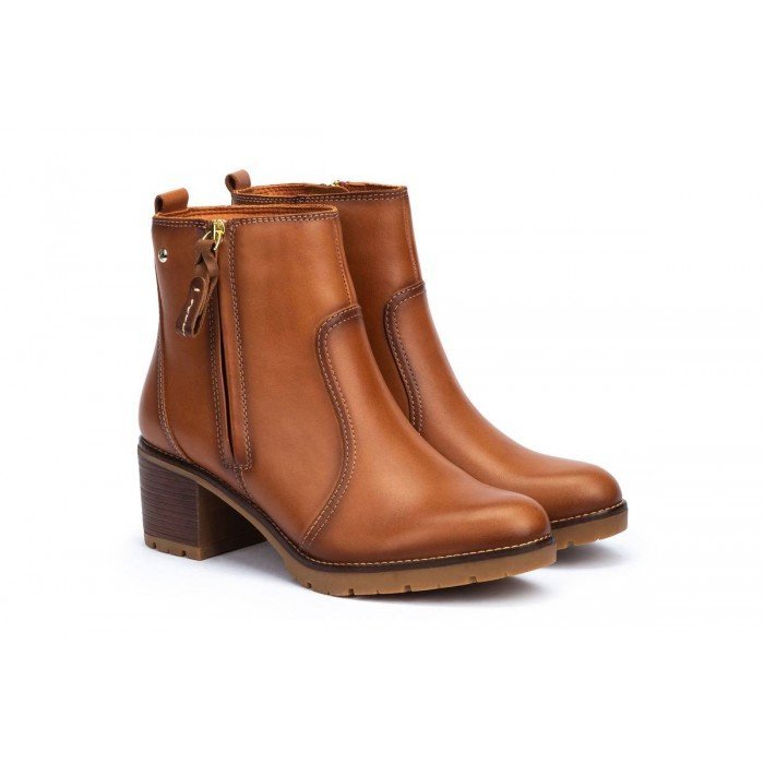 Botines Mujer Pikolinos Llanes W7H-8632 Brandy
