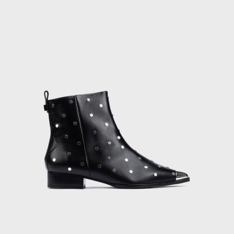 Botines planos mujer Martinelli Pompidou 1507-6619N piel vacuno Negro.