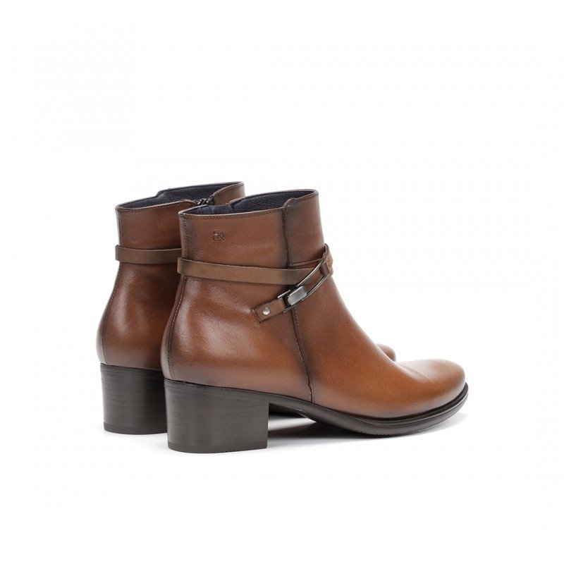 Botines cómodos de mujer azul marino Dorking Fluchos super cómodos