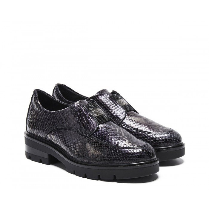 Mocasines Mujer 24 Hrs 24752 Gris Oscuro