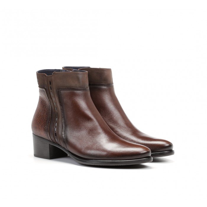 Botines Mujer Dorking Alegría D8271 Castaño