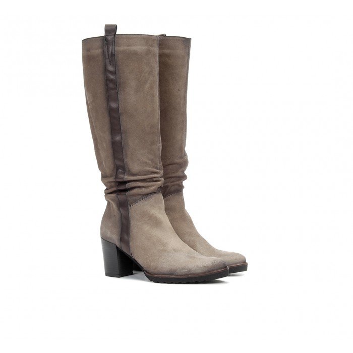 Botines de mujer Dorking by Fluchos Thais D8297 piel calf color fango.