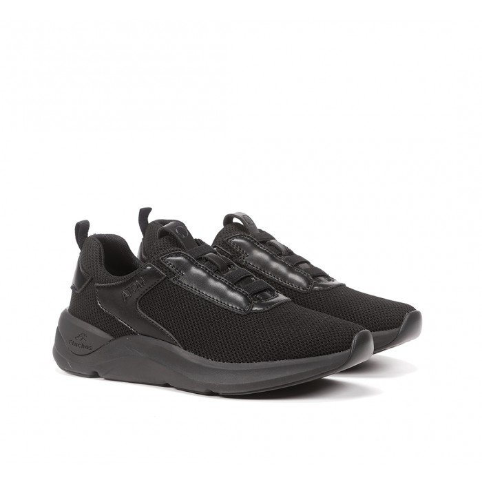 Nuevos zapatos deportivos de mujer Fluchos Activity F1254 color negro.