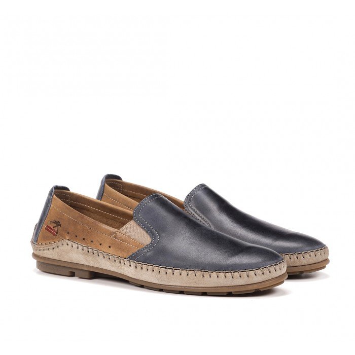Zapatos Mocasines Hombre Fluchos Dorian F1178 Océano