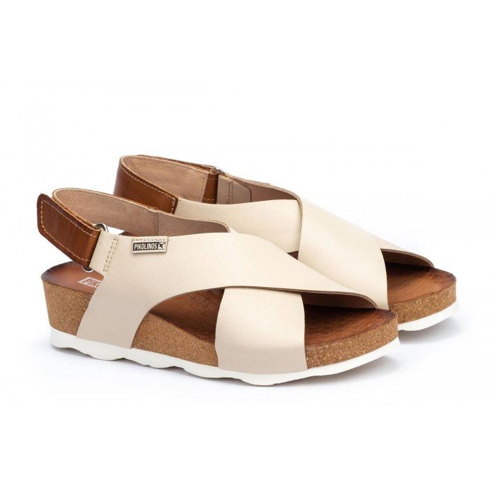 Sandalias Mujer Pikolinos Mahon W9E-0912 Marfil