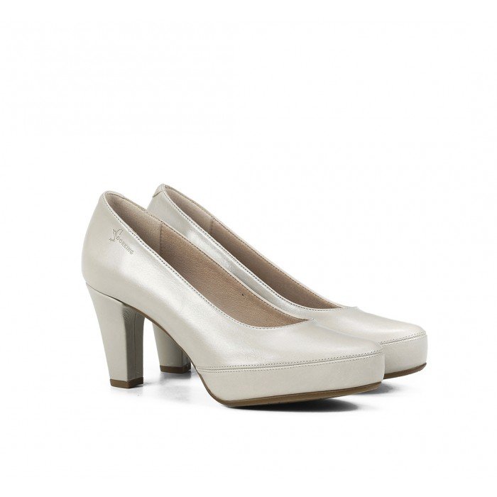Zapatos Salón Mujer Dorking Blesa D5794 Sugar Taupe