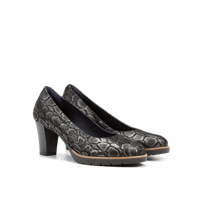 Zapatos Plomo Con Glitter Para Mujer Mariamare – Los Tacones de Besa