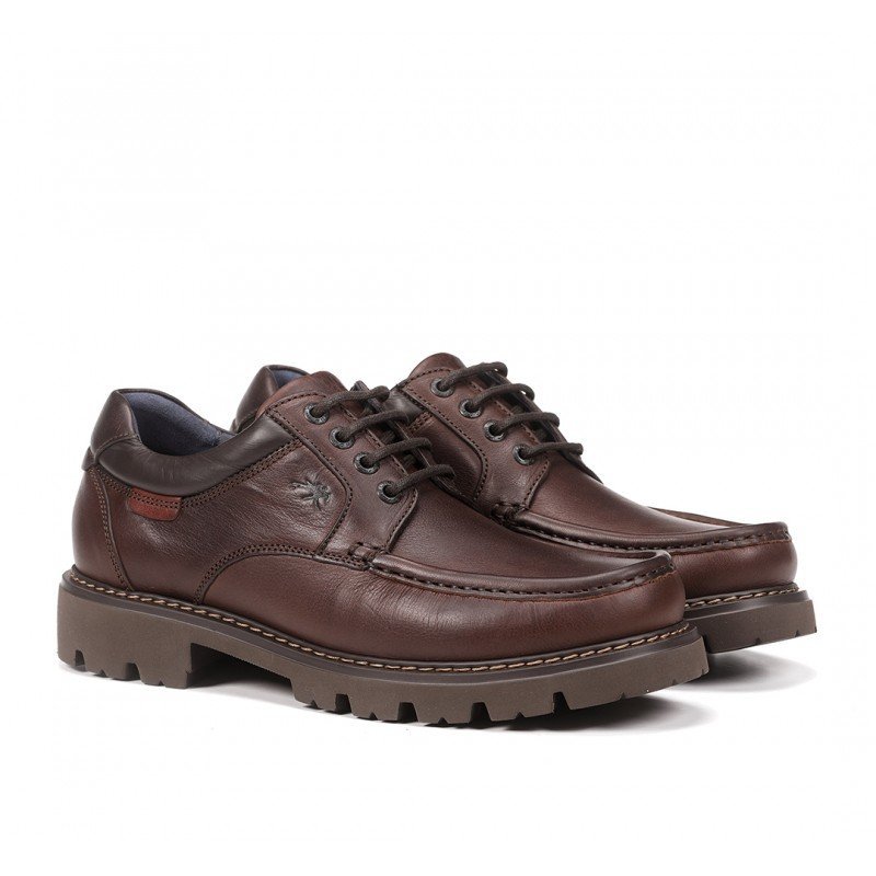 Zapatos de hombre Fluchos Douglas F1320 en color brandy.