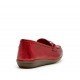 Mocasines Mujer 24 Hrs 24407 Metalizado Rojo