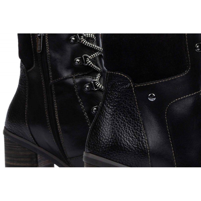 Botines de mujer Pikolinos Pompeya W9T-8851 piel vacuno color negro.