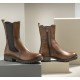 Botines Mujer Dorking Walking D8647 Cuero