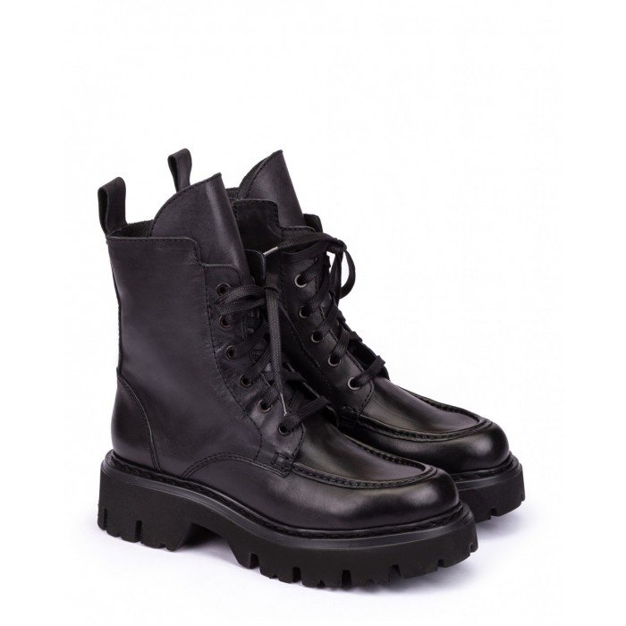 Botines mujer Pedro Miralles Osaka 29282 piel madras color negro.