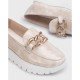 Mocasines Mujer Wonders Rose A-2405 Taupe