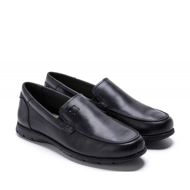 Zapatos mocasines hombre 24 Hrs 11316 negro, comodidad absoluta.