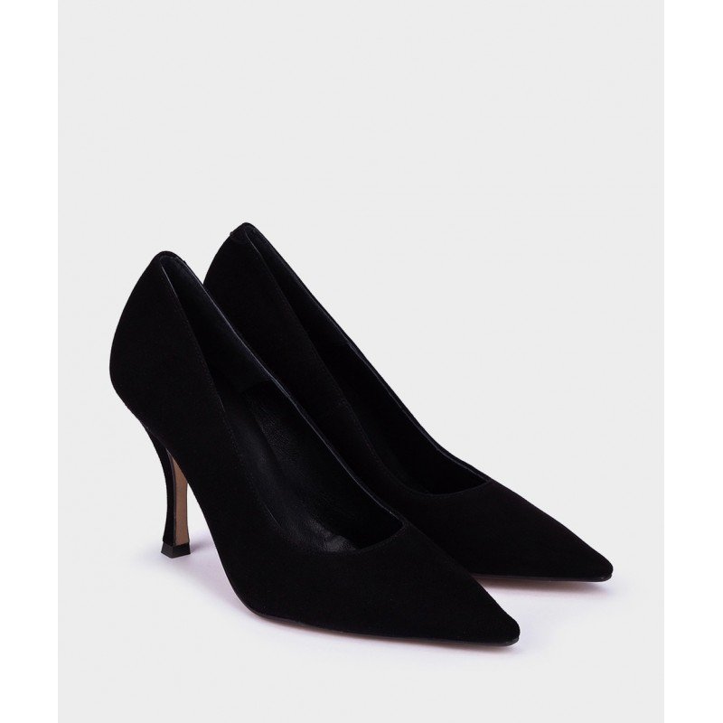 Zapatos de tacón Pedro Miralles Sauval 25910 piel antes color negro.
