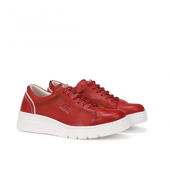 Deportivos Mujer Fluchos Pompas F1422 Rojo