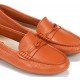 Mocasines Mujer Fluchos Bruni F1429 Naranja